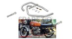 Royal Enfield GT and Interceptor 650cc Red Rooster Header Bend Pipe Matt Finish - SPAREZO